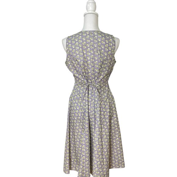 Tulip Clothing Sz XS Myla Purple Floral A-Line Sleeveless Cottagecore Dress NWT - Picture 2 of 9